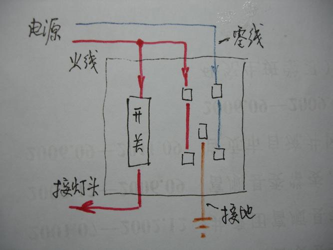 家里自己装灯怎么接线按开关